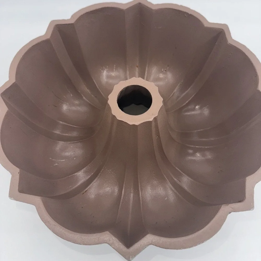 Vintage Hamlin Products Poundcake Mold‎ Portable Kitchens Bundt Pan w/ Box USA
